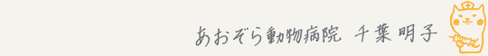 あおぞら動物病院　千葉明子